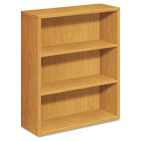 Hon Laminate Bookcase, Three-Shelf, 36w x 13-1/8d x 43-3/8h, Harvest H105533.CC